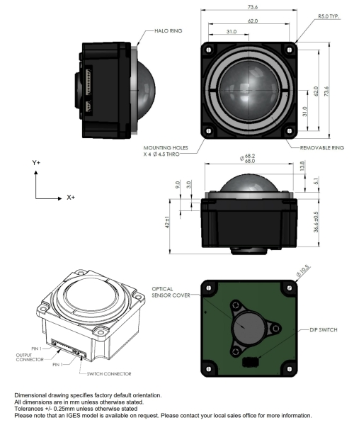 X50 Halo Trackball extra image 1
